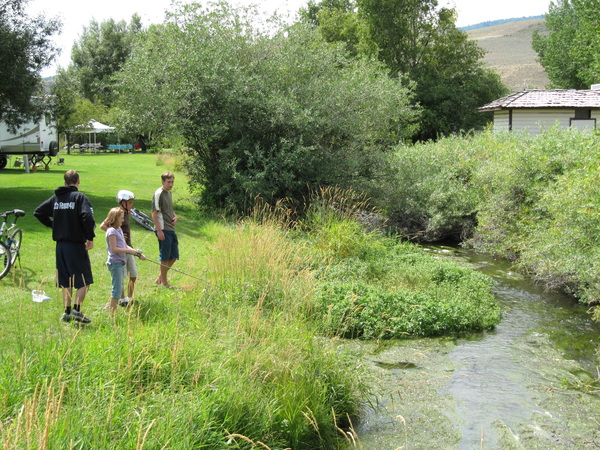 Fishing at Camperworld.